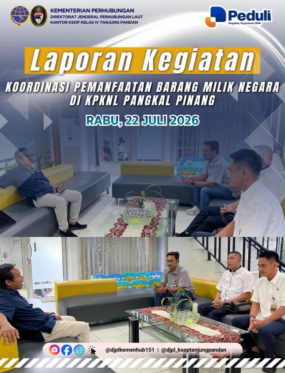 Koordinasi Pemanfaatan Barang Milik Negara Di KPKNL Pangkal Pinang